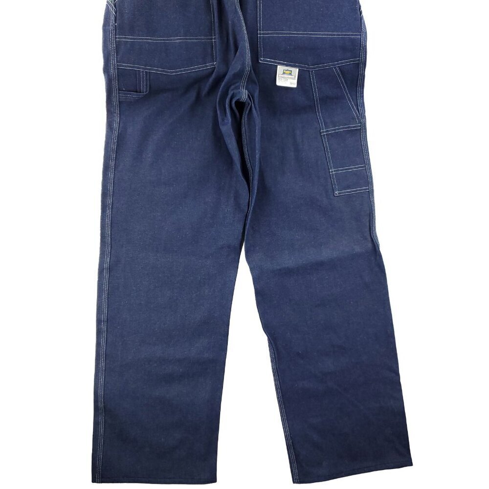 OshKosh B'Gosh Vintage Denim Bib Overalls Union Sanforized USA "38x32" NWT - Picture 13 of 14